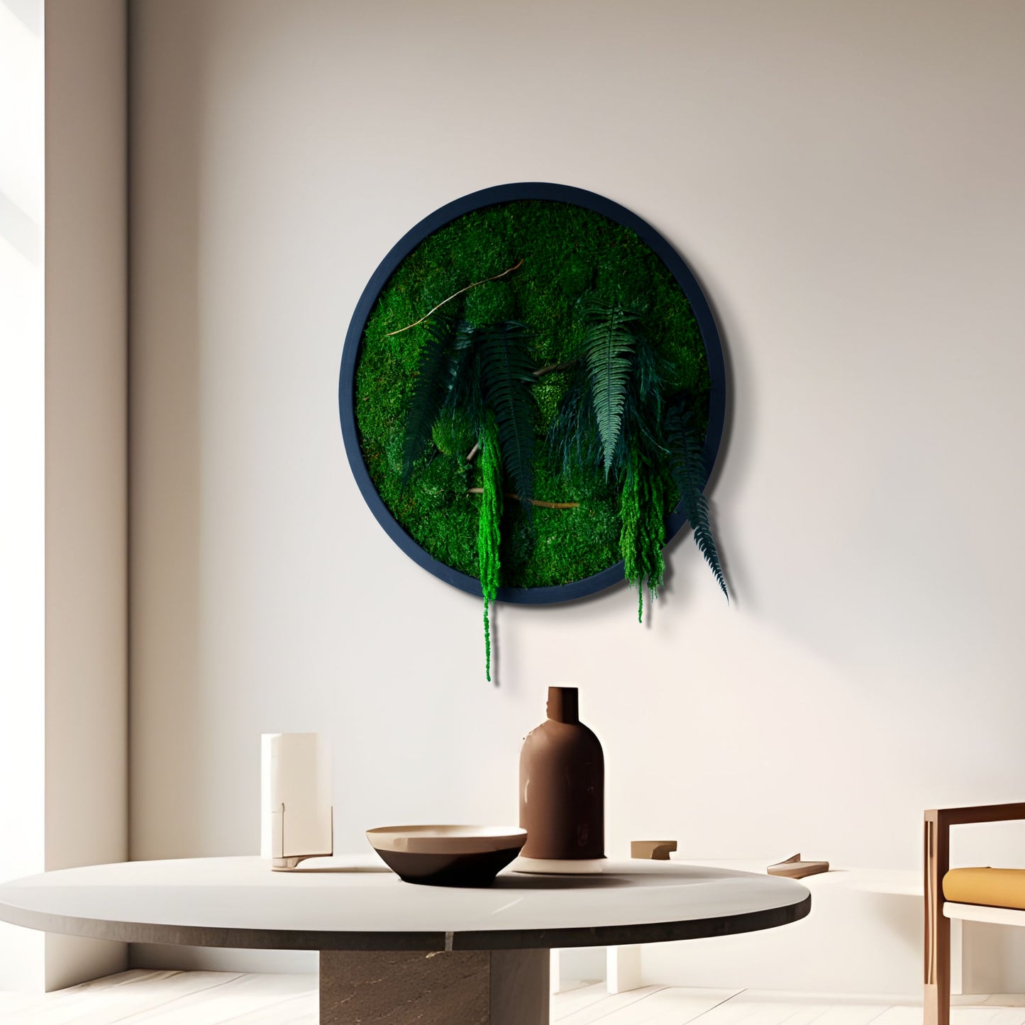 Botanic Circle | Moss Wall Art