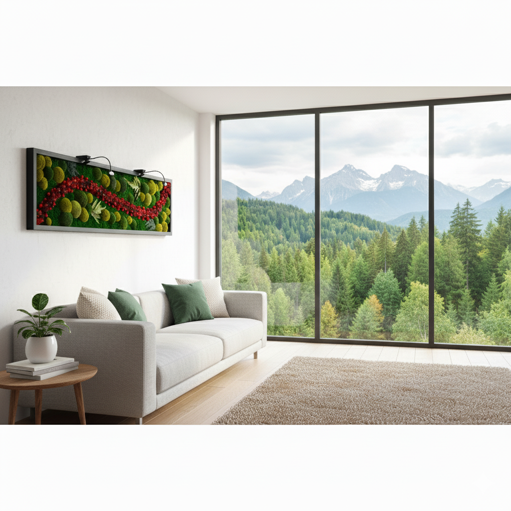 Ruby | Moss Wall Art