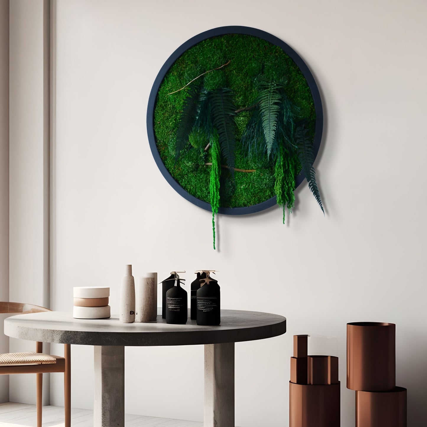 Botanic Circle | Moss Wall Art