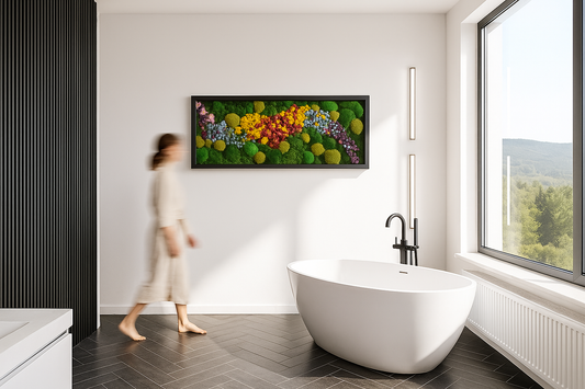 Why High-End Interior Designers Love Preserved Moss Artwork for Modern Homes