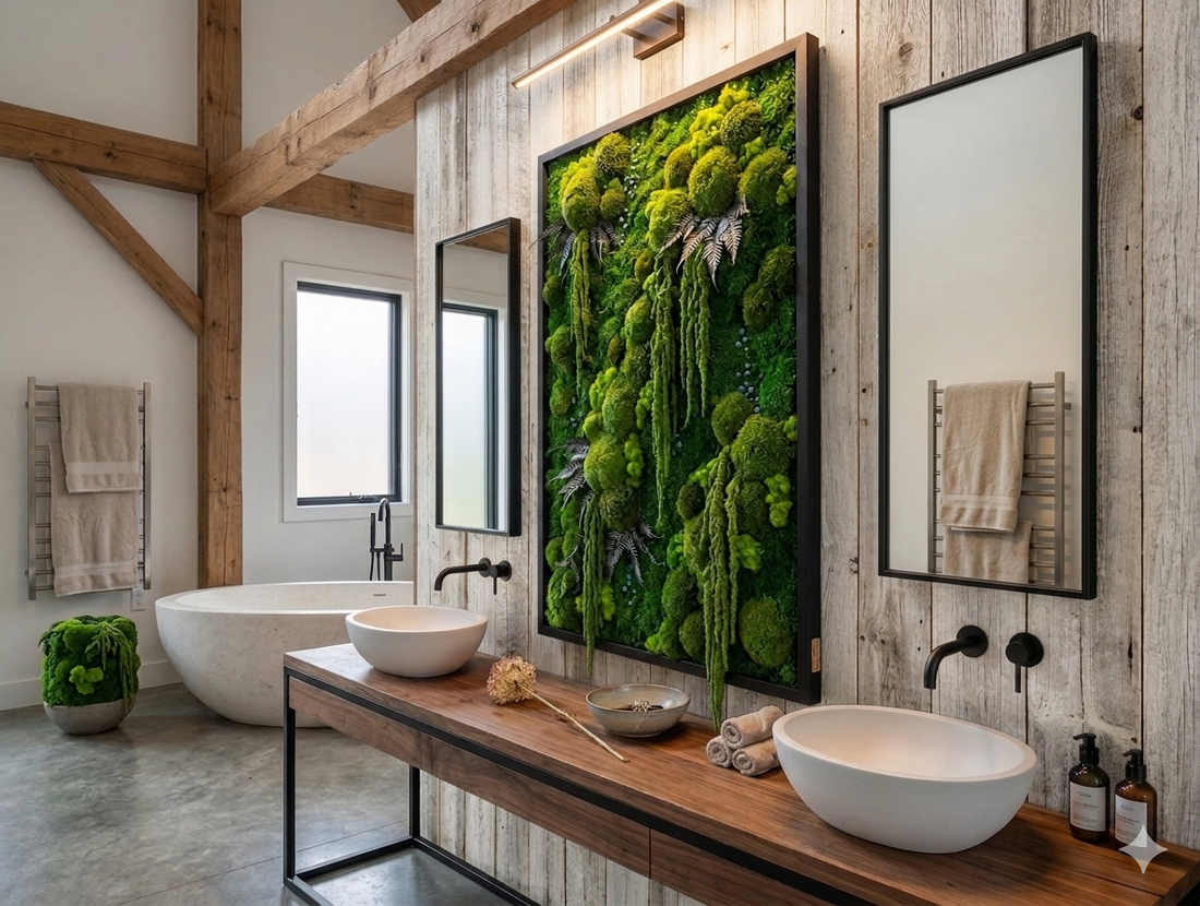 Why Americans Are Choosing Preserved Moss Wall Art Over Traditional Paintings
