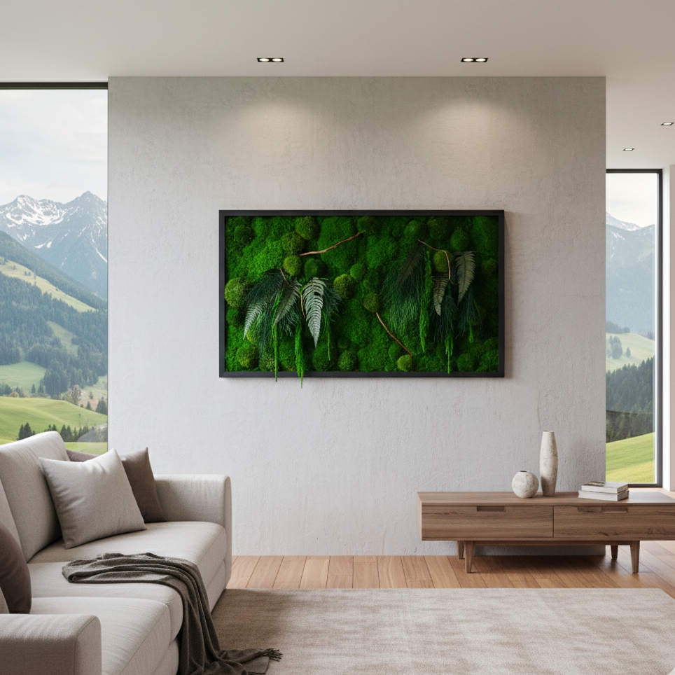 Why Luxury Homeowners in Beverly Hills Are Choosing Preserved Moss Wall Art Over Traditional Painting