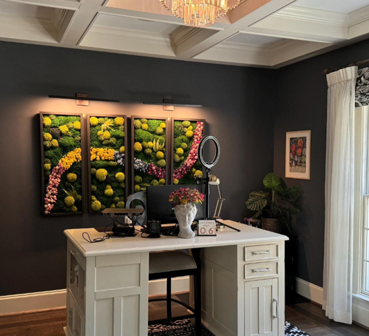 The Ultimate Statement Piece: Oversized Preserved Moss Art for Modern Mansions